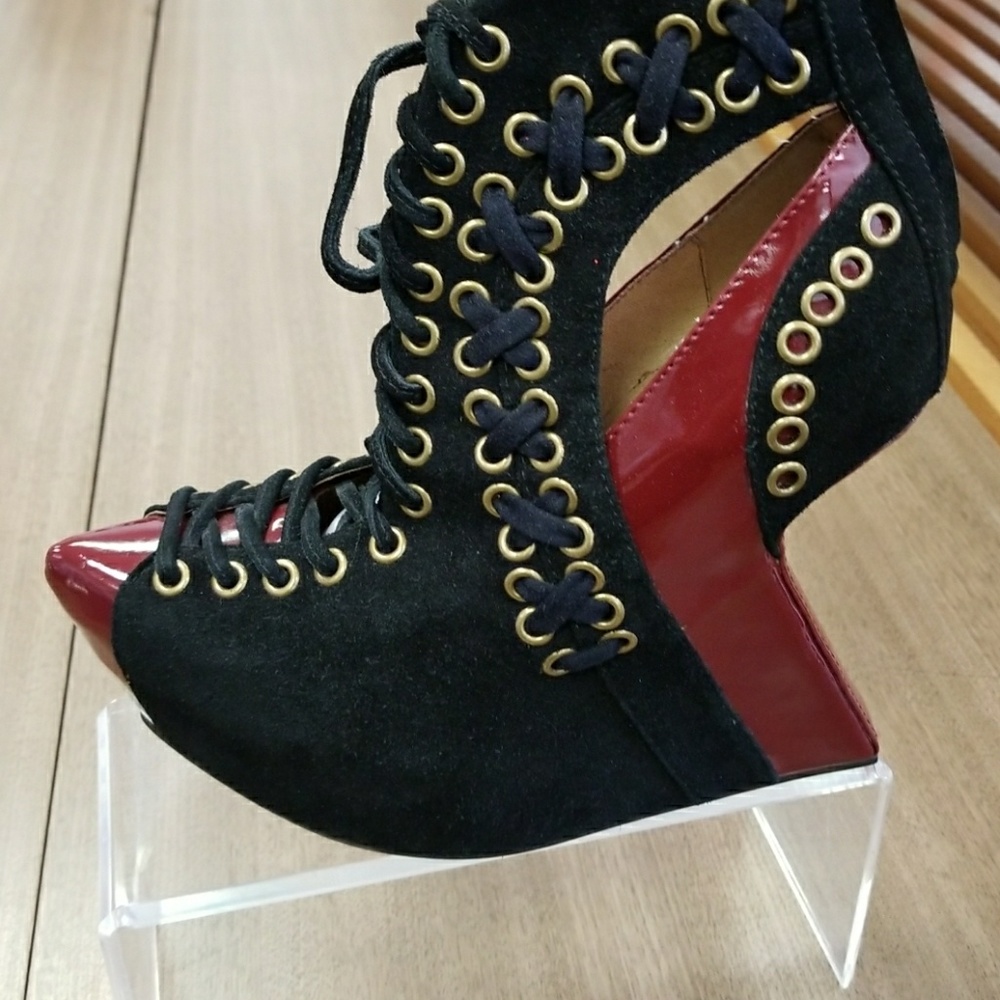 Jeffery Campbell wedge Bootie